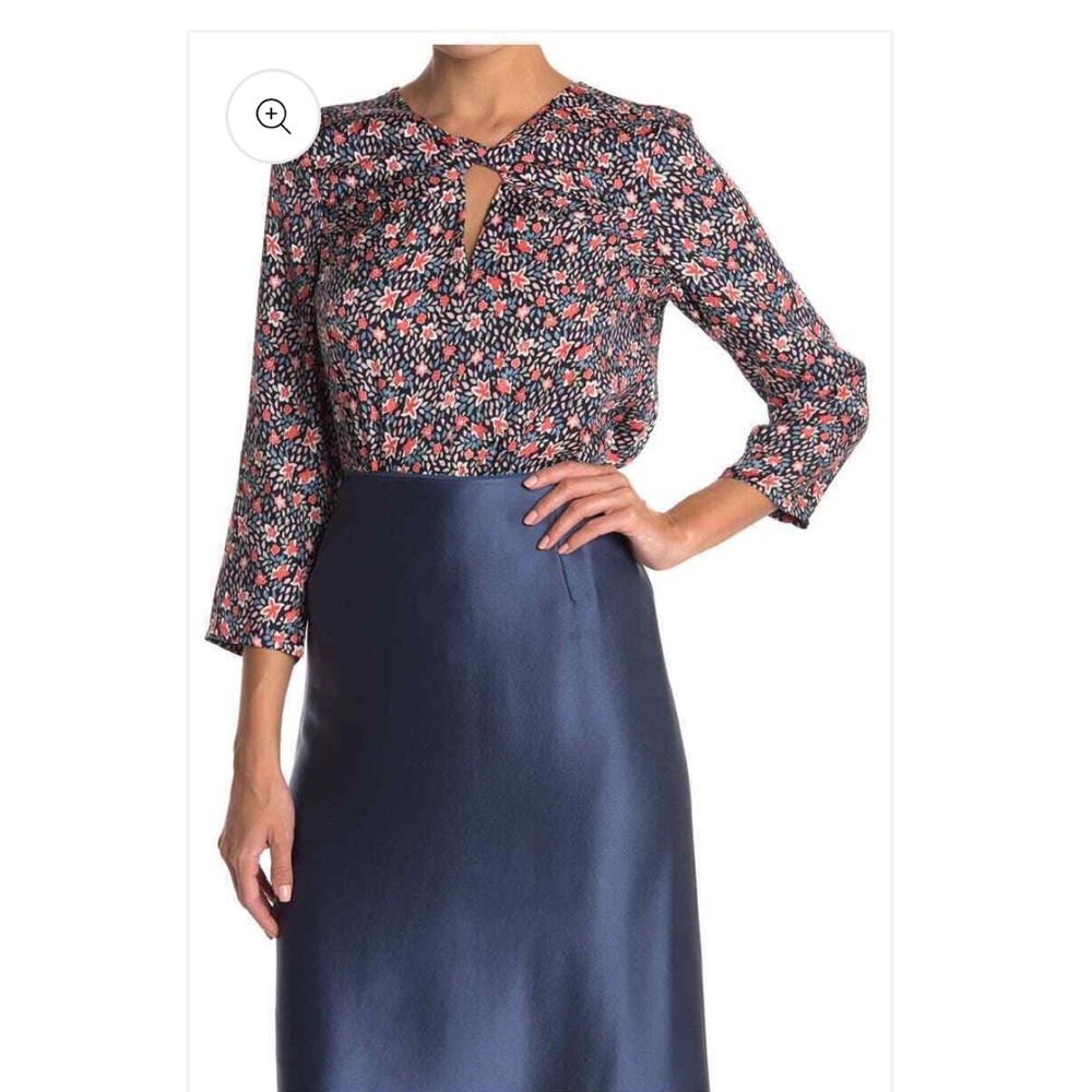 New Rebecca Taylor  Print Women's Top $295